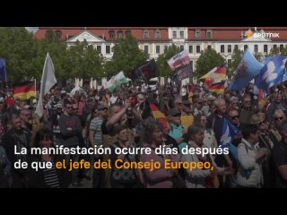 Protesta en Alemania contra el envo de armas a Ucrania