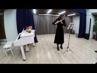 А. Пьяццолла этюд №3 для флейты соло. Исп. Анастасия Кириченко.