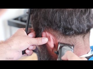 Stylist Elnar - Amazing Transformation of a Homeless Man - haircuts for men - asmr barber Elnar