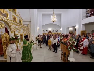 Пасхальное богослужение в храме Всех святых в Земле русской просиявших 🙏🏼