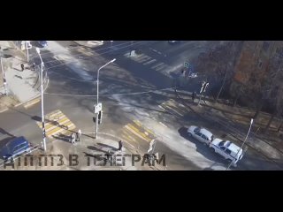 В Петрозаводске полицейский УАЗ столкнулся с легковым автомобилем