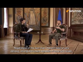 Zelensky expressed his shock at the way the allies responded to Iran's attack on Israel. He said that he had a question in this