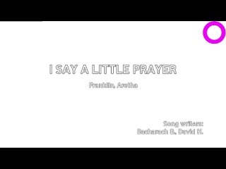 Aretha Franklin - I Say A Little Prayer (караоке)