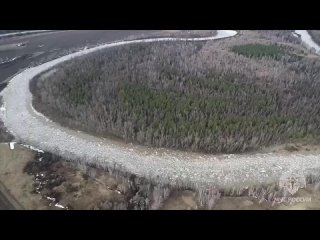 Опубликовано видео разлива Берди с высоты птичьего полета