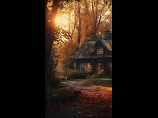 Музыка Cozy House Amidst Autumn Forest | Retreat for a Creative Soul | Dark Academia #relaxingpiano