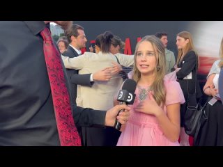 Abigail Movie Red Carpet Interviews