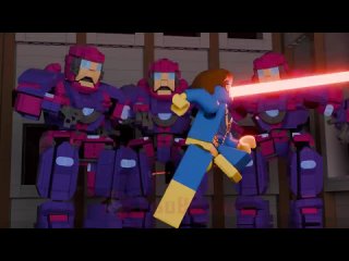 X-Men '97 Intro but in LEGO | Blender 3D Animation