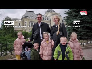 Семья из 6 человек переехали в Россию из-за традиционных ценностей и традиционной католической Мессы