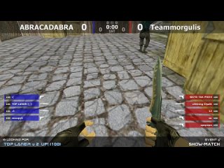Шоу-Матч по CS 1.6 [Teammorgulis -vs- ABRACADABRA] @ by kn1fe