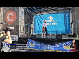 Blaue Welle in Zitau (Sachsen) - Jens Poggenburg ber den (noch) herrschenden rotgrnen Zeitgeist