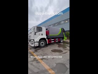 isuzu garbage compactor truck factory