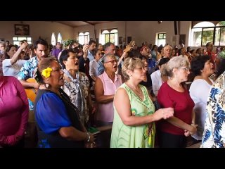 Easter mass at Easter island