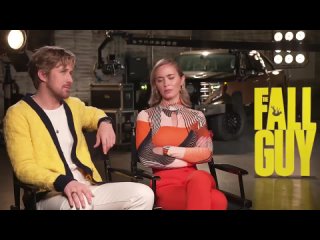 Ryan Gosling  Emily Blunt Interview The Fall Guy, The Nice Guys 2, Taylor Swift and More