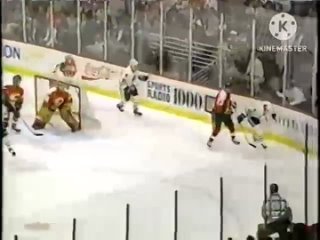 NHL Stanley Cup Playoffs Game 1 Flames Vs Blackhawks April 17 1996