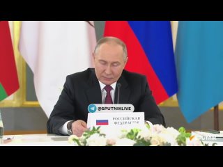 Путин в цифрах рассказал об итогах 10 лет сотрудничества в рамках союза
