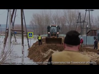 ️Жуткие кадры из Тюменской области: большая вода обступила село Казанское