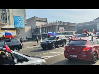 В Луганске стартовал автопробег