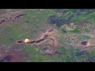 В районе н.п. Новомихайловка артиллерийские расчёты 312 ОРеаДн 68 армейского корпуса нанесли удары по опорному пункту ВСУ