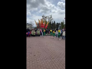 Открытие торжественного митинга.