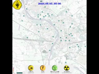 Хроника загрязнения ультрадисперсными частицами в городе Омске за 2024-05-03