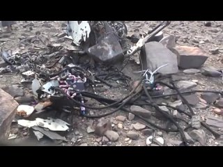 Ресурсы йеменского движения “Ансар Аллах“ опубликовали кадры поражения третьего американского БПЛА MQ-9 Reaper, уничтоженного ху