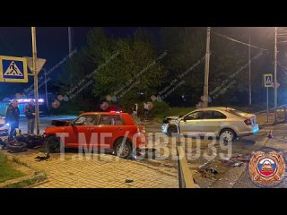 Пьяная тварь врезалась в две машины в Калининграде