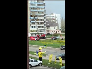Пожар на ул. Ленинградской