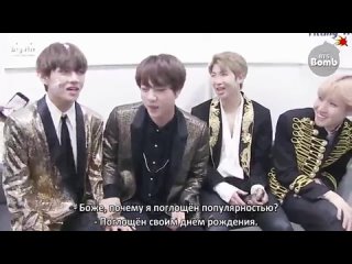 [RUS SUB][BANGTAN BOMB] Happy Birthday to V @ KBS 가요대축제 2016