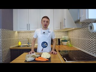 ЗАПЕЧЕННАЯ ТРЕСКА на овощной подушке  просто, вкусно и полезно!