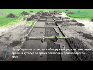 Петербургские археологи обнаружили редкие памятники древних культур во время раскопок в Краснодарском крае