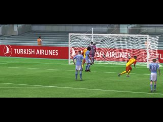 UCL goal Cortes RC Lens vs Manchester city