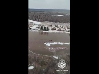 Уровень воды в реке Непа в Катангском районе стремительно повышается. 2-3 мая ожидается увеличение уровня воды до отметки 570-63