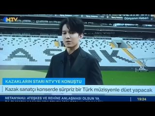 Exclusive interview for Turkish TV ahead of Istanbul concert #dimash April 30
