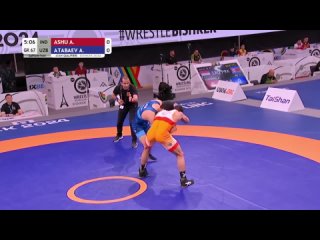 Asian OG2024 67kg Ashu ASHU (IND) vs. Abror ATABAEV (UZB)