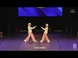 2024 ICU Worlds Pom Hip-Hop Doubles - Team Colombia