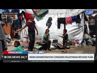 NEW: Biden considering giving permanent safe haven in the US to Palestinian refugees - CBS