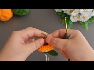 3D  Crochet FlowerKey chain Very easy crochet rose flower making for beginТГ