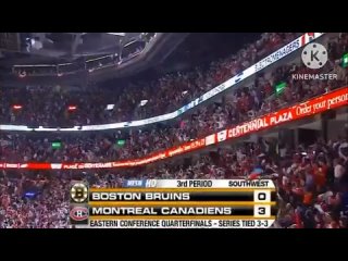 NHL Stanley Cup Playoffs Bruins VS Canadians Game 7 April 21 2008 HD