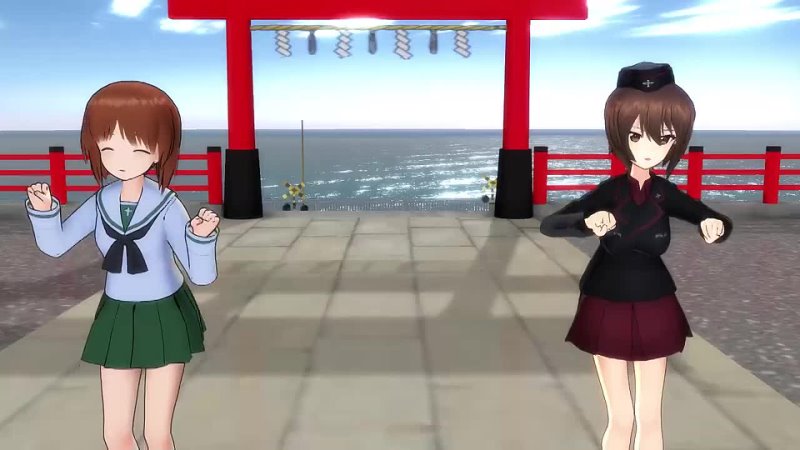 MMD Miho x Maho 1 2 Fun