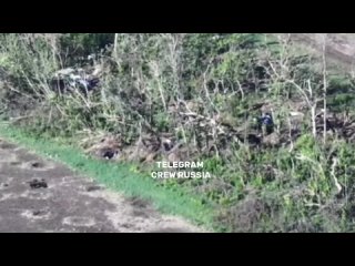 Dismantling an enemy Opornik together with enemy infantry using VOG and FPV in the direction of Kupyansk