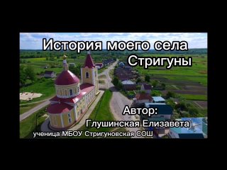 Виртуальная экскурсия История моего села Стригуны