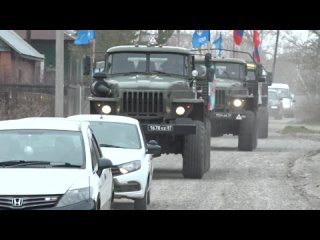 Республиканский автопробег Победы в Саяногорске