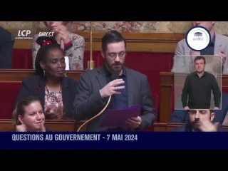 Le dput franais, David Guiraud (LFI) provoque un lectrochoc  lAssemble Nationale sur la libert dexpression