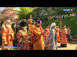Праздник в честь Георгия Победоносца прошёл в мужском монастыре на Фиоленте