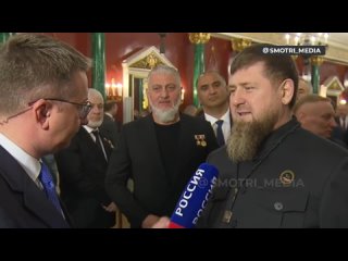 Кадыров заявил, что идти за таким лидером, как Путин,  одно удовольствие