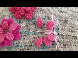 Hand Embroidery Kadai kamal Stitch (Flowers)_ mooshiestitch