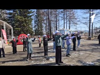 флешмоб “В здоровом теле-здоровый дух“