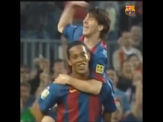 Первый гол Месси за Барселону в 2005 году