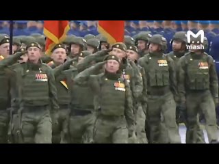 На параде 9 мая 2024 фронтовики с наградами - участники военной операции по освобождению Украины СВО