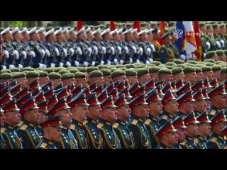 Выступление Владимира Путина на военном параде в Москве